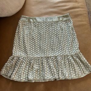 BOBÔ Sequins Silk Skirt